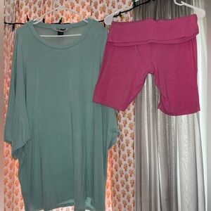 WKND Chasers Daydreamer Ribbed Biker Set